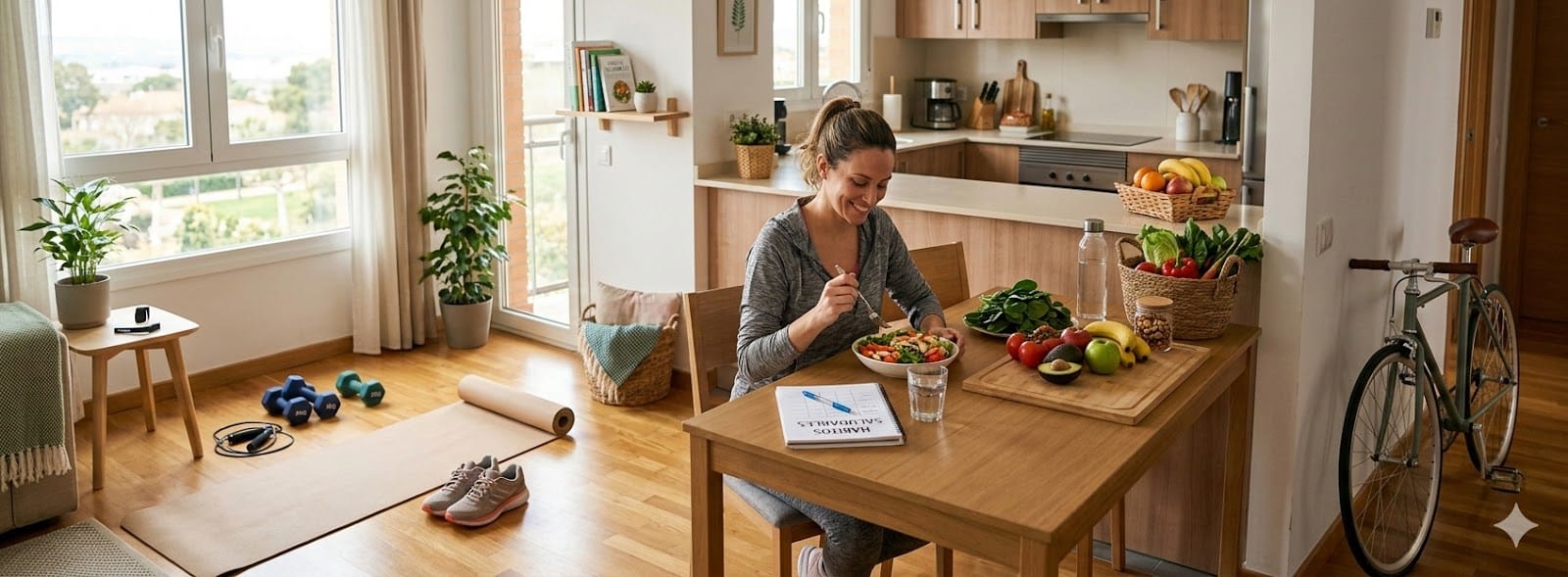 Descubre cómo empezar un estilo de vida saludable con nutrición y ejercicio con hábitos simples, consejos prácticos y pasos sostenibles.